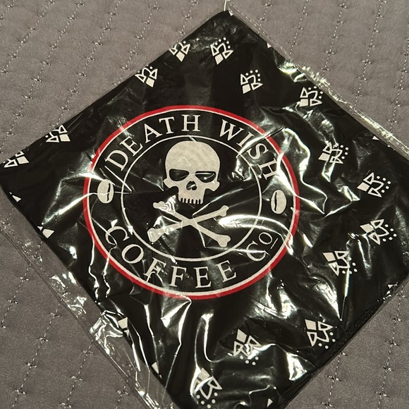 New. Death Wish Coffee bandana. - Picture 2 of 3